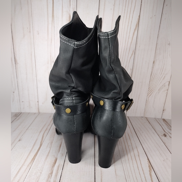 Slouchy Buckle Boots - Picture 8 of 9